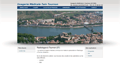 Desktop Screenshot of imagerie-medicale-tain-tournon.fr